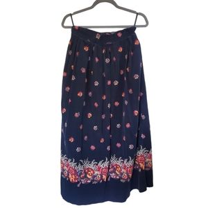 Floral Navy Skirt
